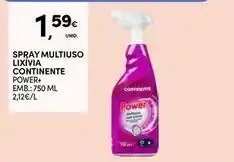 Continente Bom dia Continente - spray multiuso lixivia promoção