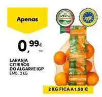 Continente Bom dia A+ - laranja citrinos do algarve igp promoção