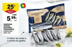 Continente Bom dia Nacional - sardina integra continente promoção
