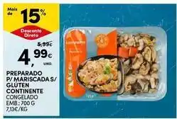 Continente Bom dia Continente - preparado p/ mariscada s/ gluten promoção