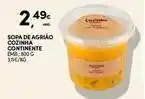 Continente Bom dia Continente - sopa de agriao cozinha promoção