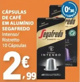 E.Leclerc Cápsulas de café em alumínio segafredo promoção