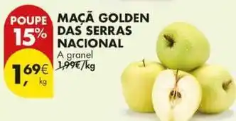 Pingo Doce Nacional - maca golden das serras promoção