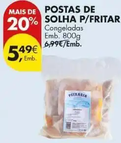 Pingo Doce Postas de solha p/fritar promoção