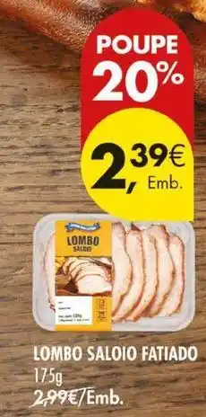 Pingo Doce Saloio - lombo fatiado promoção