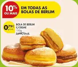 Pingo Doce As - bola de berlim c/creme promoção