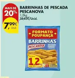 Pingo Doce Pescanova - barrinhas de pescada promoção