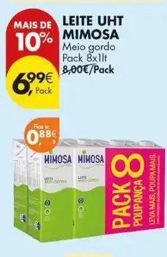 Pingo Doce Mimosa - leite uht promoção