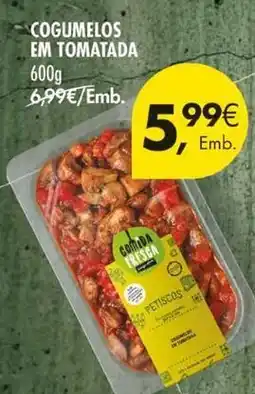 Pingo Doce Cogumelos em tomatada promoção