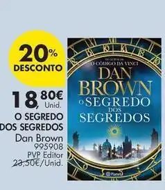 Pingo Doce Dan brown - o segredo dos segredos promoção