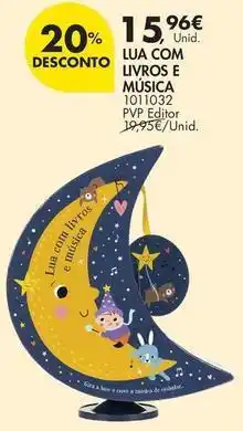 Pingo Doce A+ - lua com livros e musica promoção
