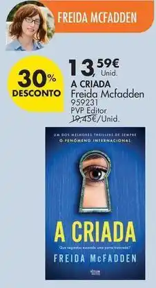 Pingo Doce A+ - freida mcfadden promoção