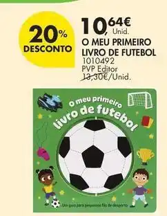 Pingo Doce O meu primeiro livro de futebol promoção