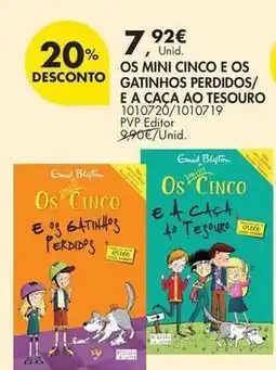 Pingo Doce Mini - os cinco e os gatinhos perdidos/ e a caca ao tesouro promoção