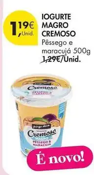 Pingo Doce Iogurte magro promoção
