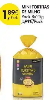 Pingo Doce Mini - tortitas de milho promoção