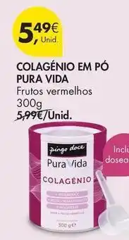 Pingo Doce Pura vida - colagénio em po promoção
