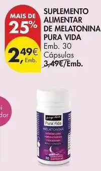 Pingo Doce Pura vida - suplemento alimentar de melatonina pura vida promoção
