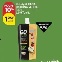 Pingo Doce Bolsa de fruta proteína vegetal promoção