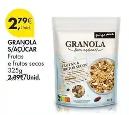Pingo Doce com - granola s/açúcar promoção
