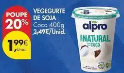 Pingo Doce Alpro - vegegurte de soja promoção
