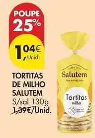 Pingo Doce Salutem - tortitas de milho promoção