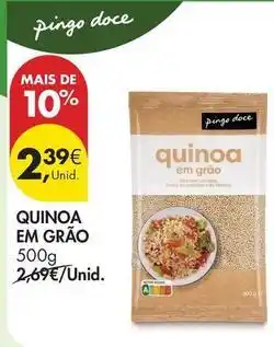 Pingo Doce Pingo doce - quinoa em grão promoção