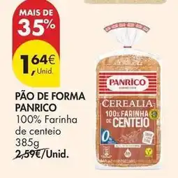Pingo Doce Panrico - pão de forma promoção
