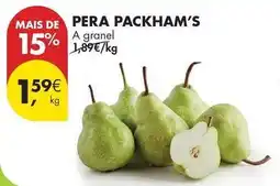 Pingo Doce A+ - pera packham's promoção