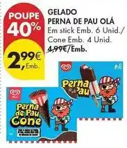 Pingo Doce Olá - gelado perna de pau promoção