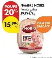 Pingo Doce Nobre - fiambre promoção