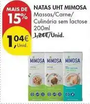 Pingo Doce Mimosa - natas uht promoção