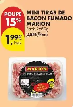 Pingo Doce Marion - mini tiras de bacon fumado promoção