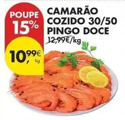 Pingo Doce Pingo doce - camarão cozido 30/50 pingo doce promoção