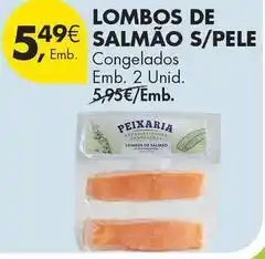 Pingo Doce Lombos de salmão s/pele promoção