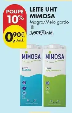 Pingo Doce Mimosa - leite uht promoção