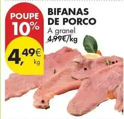 Pingo Doce A+ - bifanas de porco promoção