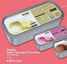 Recheio Gelado nata/ morango/ chocolate promoção