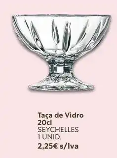 Recheio Taça de vidro promoção