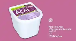 Recheio Açai - polpa de c/xarope de guaraná promoção