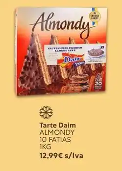 Recheio Tarte almondy promoção