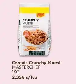 Recheio Masterchef - cereais crunchy muesli promoção