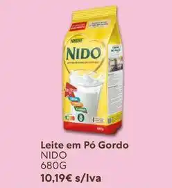 Recheio Leite em pó gordo promoção
