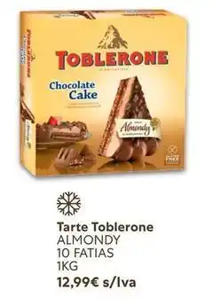 Recheio Toblerone - tarte almondy 10 fatias promoção
