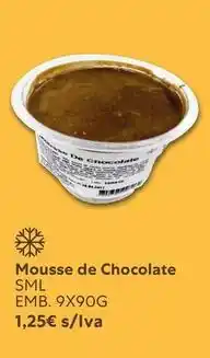 Recheio Mousse de chocolate promoção