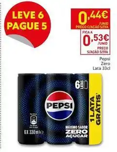 Recheio Pepsi - zero promoção