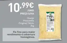 Recheio Queijo mozzarella original/ sticks promoção