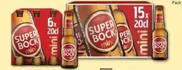 Recheio Super bock - pack super track promoção
