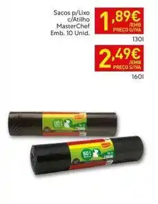 Recheio Masterchef - sacos p/lixo promoção
