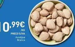 Recheio Ameijoa branca promoção